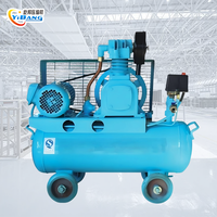 Compresseur d'air à piston sans huile portable YiBang 0,55 kW 0,75 CV 0,05 Nm³/min 8 bar réservoir 36 L AC 380 V 50 Hz refroidi par air