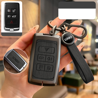 Étui de protection pour clé de voiture à distance en métal DM pour LandRover Range Rover Evoque Velar Discovery Defender