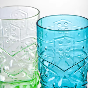 Top Seller12oz Design populaire Style Tiki gobelet en relief ensemble de verres verre coloré fantôme tasse bière tasse verre - Product Image 5