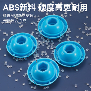 Caulking Gun Applicator 50mm Hex <b>Rod</b> ABS Manual Plunger Diy Tool - Product Image 3