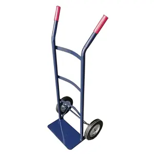 HIgh Quality Barrow 150kg Galvanized steel rubber Metal Tray Wheel Trolley Hand Barrow