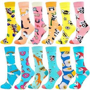 Calcetines de Vestir Unisex de Algodón para Invierno, Ecológicos, Divertidos y Coloridos, Calcetines de Moda Personalizados con Diseño de Planeta Bordado en Jacquard, Venta al Por Mayor - Product Image 2