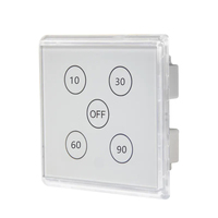 Retard de minuterie interrupteur écran en verre tactile pour 1 temps de chargement contrôles ODM & OEM Service usine sur mesure