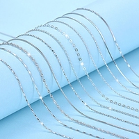 Chaîne italienne de corde en argent sterling 925 de conception diverse personnalisée en gros pour la fabrication de bijoux de collier