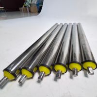Rouleaux, pignons et tambours en acier inoxydable galvanisé pour lignes de production, disponibles sur mesure.