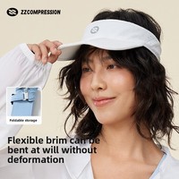 Gorra de Sol de PVC ZZ para Deportes al Aire Libre, Protección UV, Transpirable, para Mujer, Primavera y Verano, para Ciclismo, Tenis y Bádminton