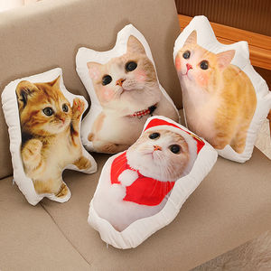 OEM 1PC Personal isierte 3D Throw <span class=keywords><strong>Face</strong></span> Kissen DIY Pet Portrait Gesicht Katze Hund Gefüllte Kissen Kissen - Product Image 3