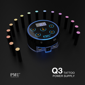 Portatile Mini rotondo per la macchina del tatuaggio PMU banca ha condotto la luce arcobaleno alimentazione permanente funzione artista forniture per il tatuaggio - Product Image 3