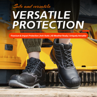 Nouvelles Chaussures de Sécurité pour Hommes de l'Usine : Embout en Acier, Antistatiques, Résistantes aux Chocs, Anti-Perforation, Anti-Éclaboussures, Hiver/Été