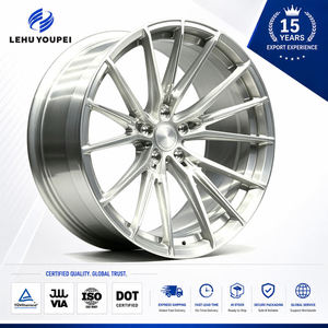 Jantes en alliage d'aluminium forgées sur mesure avec des jantes profondes, 18-22 pouces, finition brossée, 5x114.3, 5x112, 5x120, pour BMW et Audi - Product Image 1