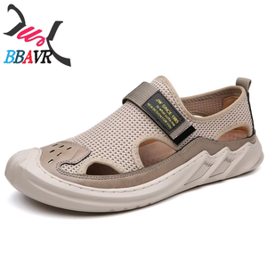 Nuevas Sandalias Planas Antideslizantes para Hombre, Diseño Personalizable con Protección para los Dedos, para Deportes al Aire Libre - Product Image 1