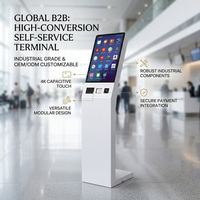 Module de scanner de terminal de point de vente, écran LCD 21,5 pouces, tactile 10 points, QR/NFC, kiosque de commande et de paiement en libre-service pour la restauration et les aires de restauration