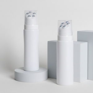 Tube à bille électrique avec tête de massage vibrante, flacon en plastique PE pour cosmétiques, sérum, shampoing, avec bouchon à vis - Product Image 5