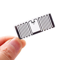 Etiqueta Adhesiva RFID UHF Pasiva Personalizada de Largo Alcance, Muestra Gratuita, para Gestión de Inventario de Activos, Almacenes y Supermercados