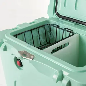 Groothandel Fabricage Rotatiegegoten Plastic Geïsoleerde Koelbox Hard Drank Koelers Outdoor Koeler
