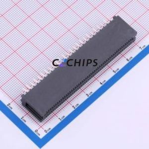 HED100LP03BK Gold Finger Connector Through hole Component (THT),P=1.27mm Connector EDGE SLOT 1.27mm 100P Through Hole - Product Image 1