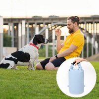 Sac de taille en silicone pour chien, étanche, motif patte, pour l'entraînement en extérieur, sac de friandises pour chien, fournitures pour animaux de compagnie