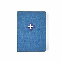 Cuaderno Premium A5 con Tapa Dura de Tela Cosida, Bordado Floral, con 132 Hojas, para Regalo Corporativo