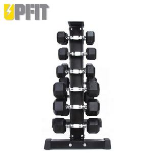 ציוד כושר מסחרי מקצועי סיטונאי ציוד כושר 6 זוגות מצלצל אנכי מתכת אימון פלדה ספסלים - Product Image 6