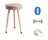 WEKIS Meilleure Vente Table Basse Intelligente Sans Fil Professionnelle à Prix Réduit avec Double Haut-Parleur Bluetooth, Meuble de Salon