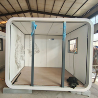 Prix usine Maison mobile en acier type capsule Apple / Hôtel / Maison / Bureau / Chambre / Villa / Chambre box populaire auprès des influenceurs / Cabine Apple