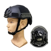Wendi Casque rapide Matériau FRP haute résistance Sécurité tactique fendue 4 points de suspension Type de cercle Doublure de coussin de suspension Wendi