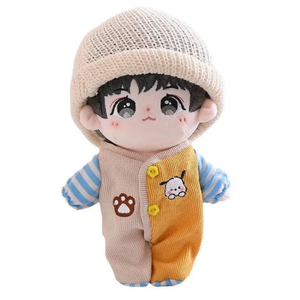 Personalizable suave muñeca Coreana de peluche de juguete estrella figura de peluche de niña con relleno de algodón PP - Product Image 2