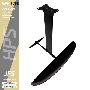 JFS Lightweight Carbon HPS 1050 Hydrofoil Wingfoil for SUP <b>Surfing</b> Lift Long Glide Water Sport Black 1460sqcm Unisex HPS 1050 Oc - Product Image 1