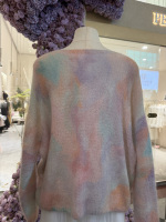 Pull en tissu personnalisable contenant de la laine et du cachemire, color-block, pour femmes, fabrication OEM, livraison directe d'usine, faible MOQ 10 pièces