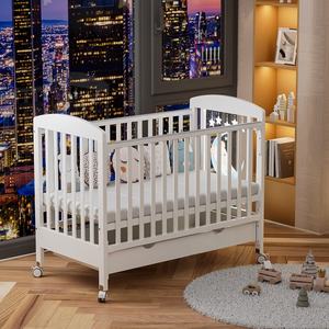 Nuovi arrivi <span class=keywords><strong>bianco</strong></span> in legno di pino massello comodino culla per bambini letto culla per bambini con interessanti motivi di cartone animato illuminazione - Product Image 4