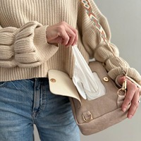 Sac à couches personnalisé étui de voyage pour bébé sacs à couches à bandoulière pour femmes avec distributeur de lingettes humides sac à couches à bandoulière