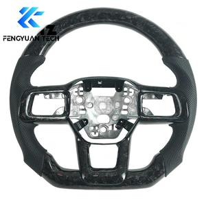 พวงมาลัยคาร์บอนไฟเบอร์แบบฟอร์จสั่งทำพิเศษสำหรับรถฟอร์ด มัสแตง จีที 350 เอส550 เอส650 เอส197 อีโคบูสต์ ปี 2005-2009 2024 2019 2017 2013 2016 - Product Image 3