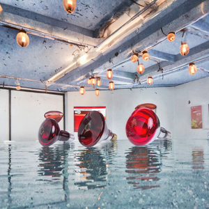 ई-27 बल्ब 100w 175w <span class=keywords><strong>150w</strong></span> 200w 250w इन्फ्रारेड फिजियोथेरेपी लैंप 220v ग्लास सामग्री इन्फ्रारेड हीट लाइट - Product Image 2