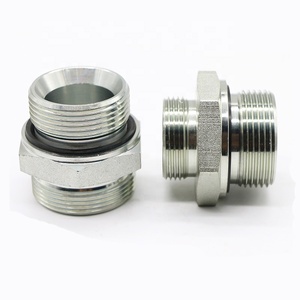 1CB <strong>Hydraulic</strong> Hose Adaptor Fitting BSPP Male/Metric Male Adapter - Product Image 3