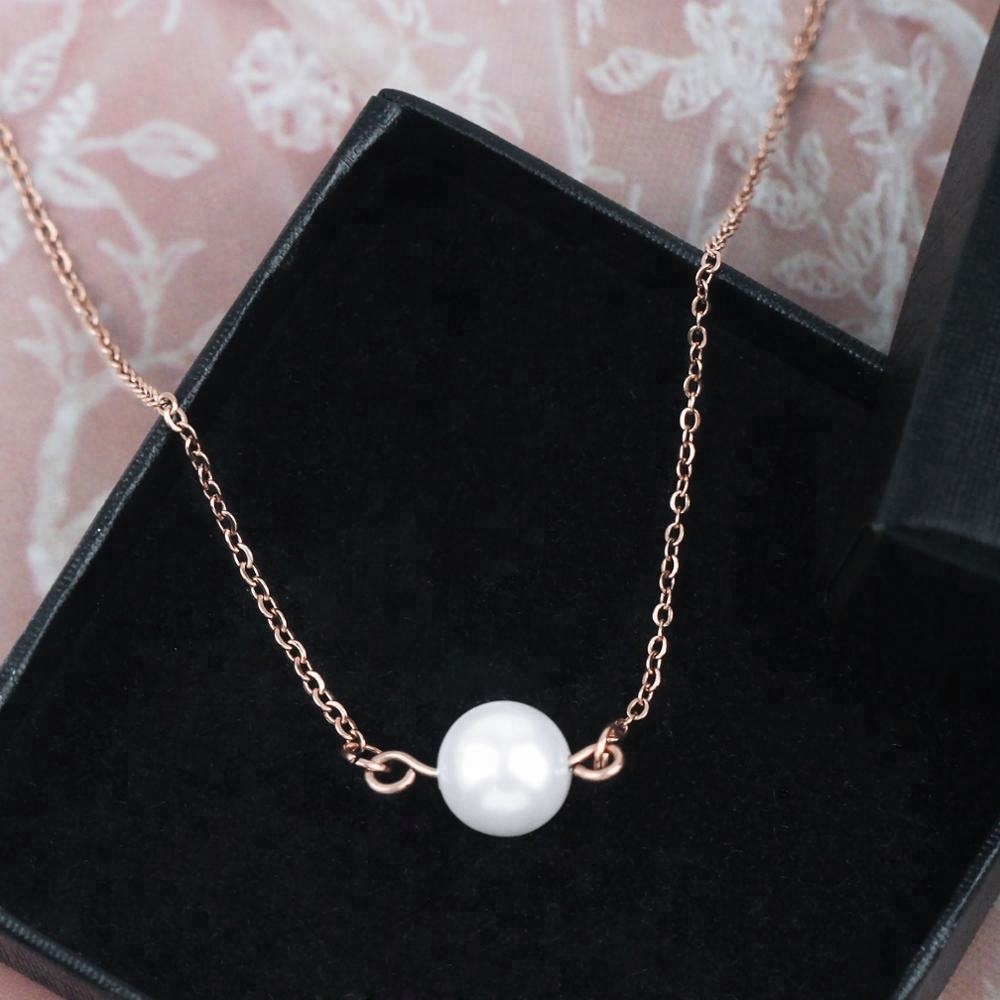 da de acero inoxidable Moneda de Oro colgante gargantilla collar de múltiples capas de agua dulce perla encanto collar de cadena