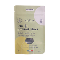 250g gros sac de sel de mer imprimé naturel avec fenêtre feuille d'aluminium noir mat ziplock debout pochette de sel de bain