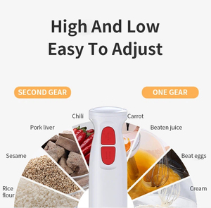 Mixeur Plongeant Électrique 300W <span class=keywords><strong>Pas</strong></span> <span class=keywords><strong>Cher</strong></span> en Plastique, Léger et Portable, 2 Vitesses <span class=keywords><strong>pour</strong></span> Purée de Bébé - Product Image 3