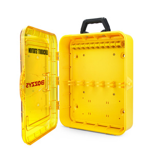 Stazione di Bloccaggio per 10 Lucchetti e 6 Chiusure <span class=keywords><strong>a</strong></span> Catenaccio, Adatta per Appendere Lucchetti di Sicurezza e Altri Dispositivi di Bloccaggio - Product Image 5