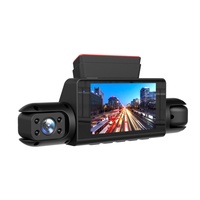 Dash Cam 4 caméras quatre canaux boîte noire pour voiture DVR 4CH 360 caméra 4 voies enregistreur vidéo automatique G-Sensor enregistrement en boucle