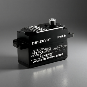Pièces RC Dsservo BLS4355 Servomoteur à profil bas étanche sans balais de précision pour voiture RC <span class=keywords><strong>1</strong></span>/<span class=keywords><strong>8</strong></span> <span class=keywords><strong>1</strong></span>/10 - Product Image 1