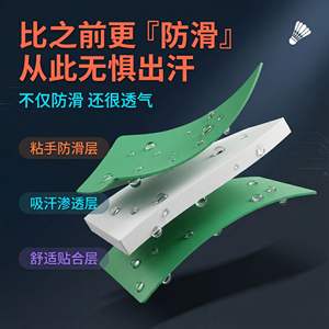 G5 เทปพันด้ามจับไม้แร็กเก็ตบางเหนียวดูดซับแรงกระแทกดูดซับเหงื่อป้องกันการลื่นสำหรับแบดมินตันเทนนิสไม้ปิงปอง - Product Image 2