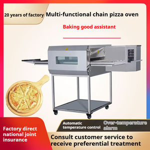 Fabrika teslimat toptan ticari restoran kullanımı için <span class=keywords><strong>Pizza</strong></span> pişirme için elektrikli konveyör <span class=keywords><strong>Pizza</strong></span> fırını tam otomatik - Product Image 4