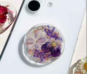 Высококачественные акриловые держатели для мобильных телефонов, кольца-держатели с цветочным дизайном, настраиваемые держатели для телефонов - Product Image 4