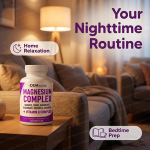 Capsules <span class=keywords><strong>de</strong></span> complexe <span class=keywords><strong>de</strong></span> magnésium OEM avec glycinate, citrate, malate, oxyde, taurate, aspartate, <span class=keywords><strong>orotate</strong></span>, chlorure <span class=keywords><strong>de</strong></span> magnésium, <span class=keywords><strong>zinc</strong></span> et cuivre - Product Image 6