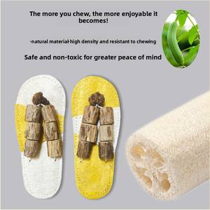 Jouet à mâcher pour chat en forme <span class=keywords><strong>de</strong></span> pantoufle, créatif, amusant, sûr et durable, pour l'auto-entretenissement, soulagement <span class=keywords><strong>de</strong></span> l'ennui, nettoyage et mastication des dents - Product Image 4