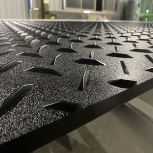 HDPEヘビーデューティロードマット4x8ftプラスチックロードプレート良好なトラックショベル溶液ゴムシートカスタムカッティングサービス - Product Image 2