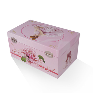 Ever Bright 6-Inch Delicate White <span class=keywords><strong>Ballet</strong></span> Gir Jewelry Music Box con cajón Caja de almacenamiento de música de alta calidad <span class=keywords><strong>para</strong></span> regalo de chico - Product Image 6