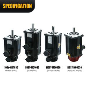 HLTNC 110SY-M04030 220V 1.2KW 4 NM 3000RPM AC Servomotor 1.2KW CNC Servomotor Kit - Product Image 6