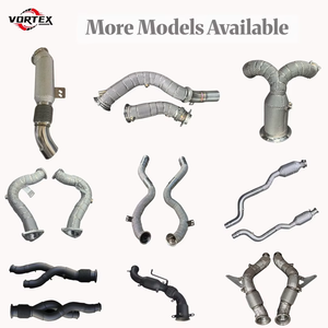 Sistema de Escape Catback Valvetronic de Acero Inoxidable Vortex, Acabado Azul Quemado de 1.5 mm de Espesor para G20 G21 M340 M340i M440i 3.0T - Product Image 4