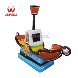 Trẻ em trong nhà video Arcade trò chơi thiết kế mới tàu cướp biển Swing 6 + năm đồng tiền hoạt động Kiddie Rides Máy bán hàng tự động - Product Image 2